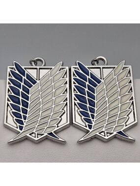 Cosplay Attack on Titan Wings of Liberty Earrings Anime New
